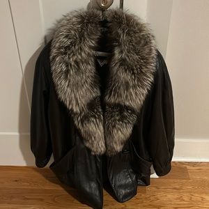 Marvin Richard’s Oversized Leather Coat